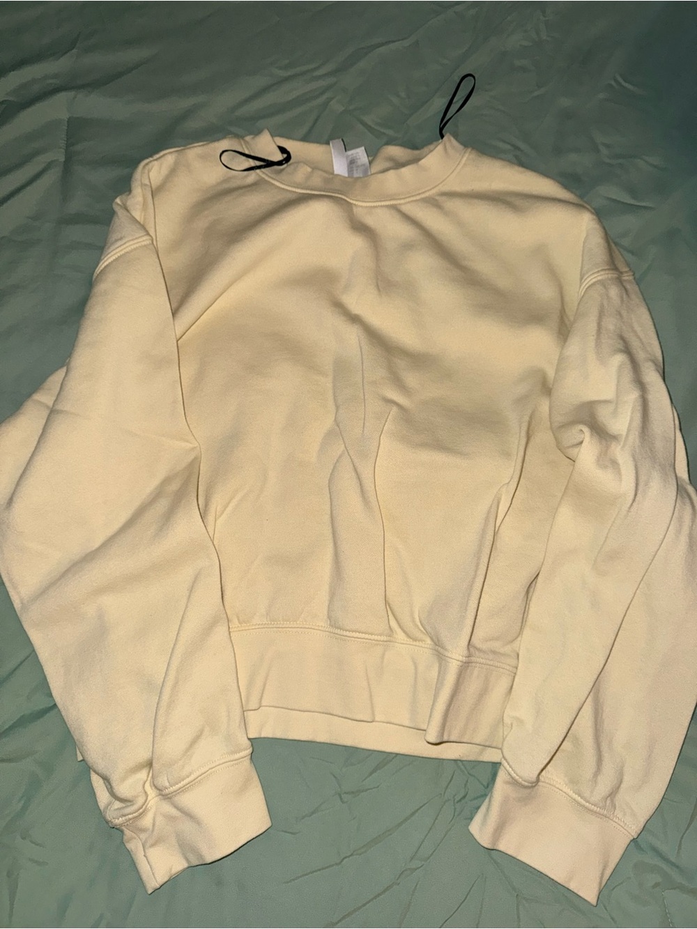 H&M Divided Pale Yellow Sweatshirt